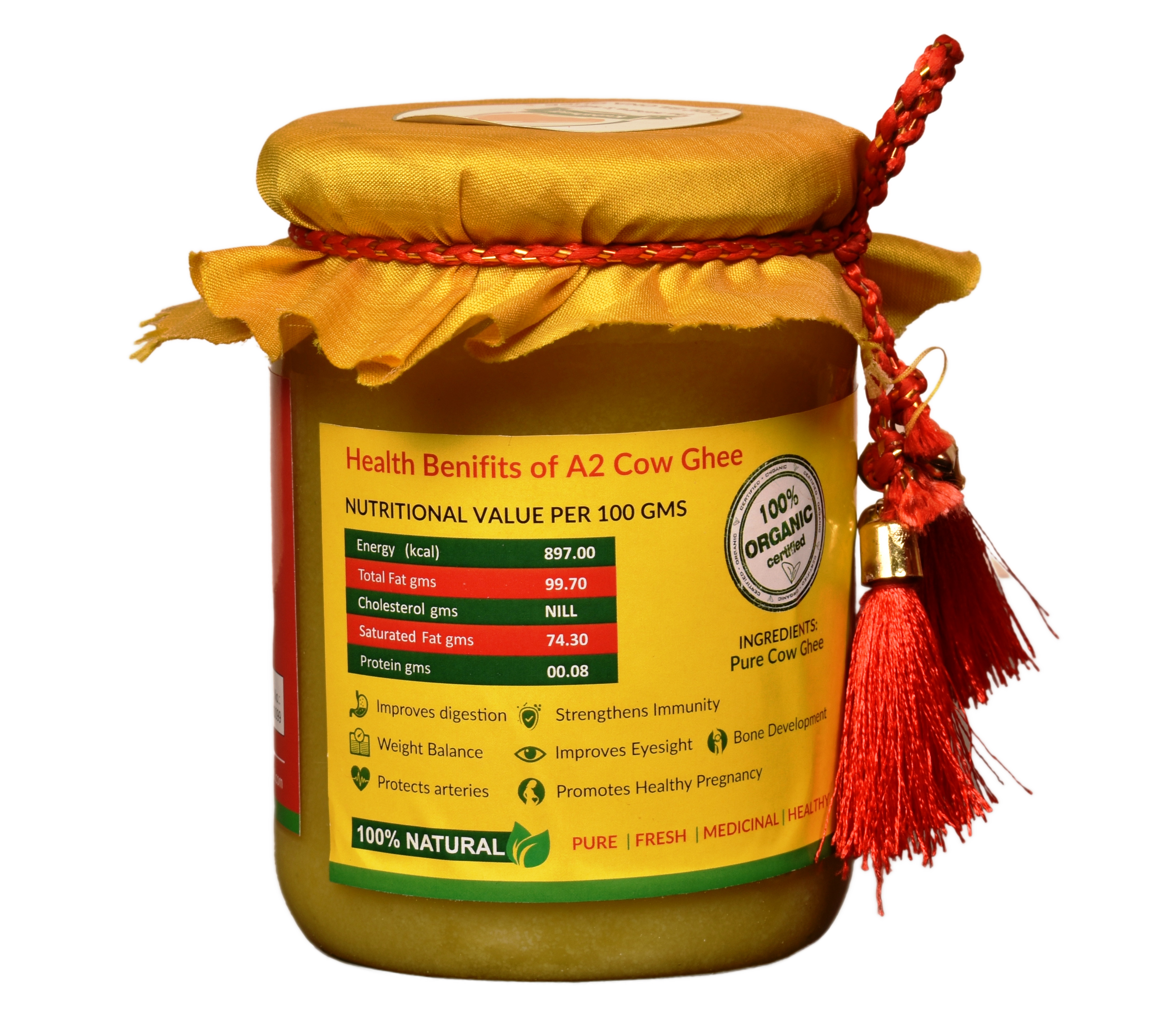 Organic A2 Desi Cow Ghee